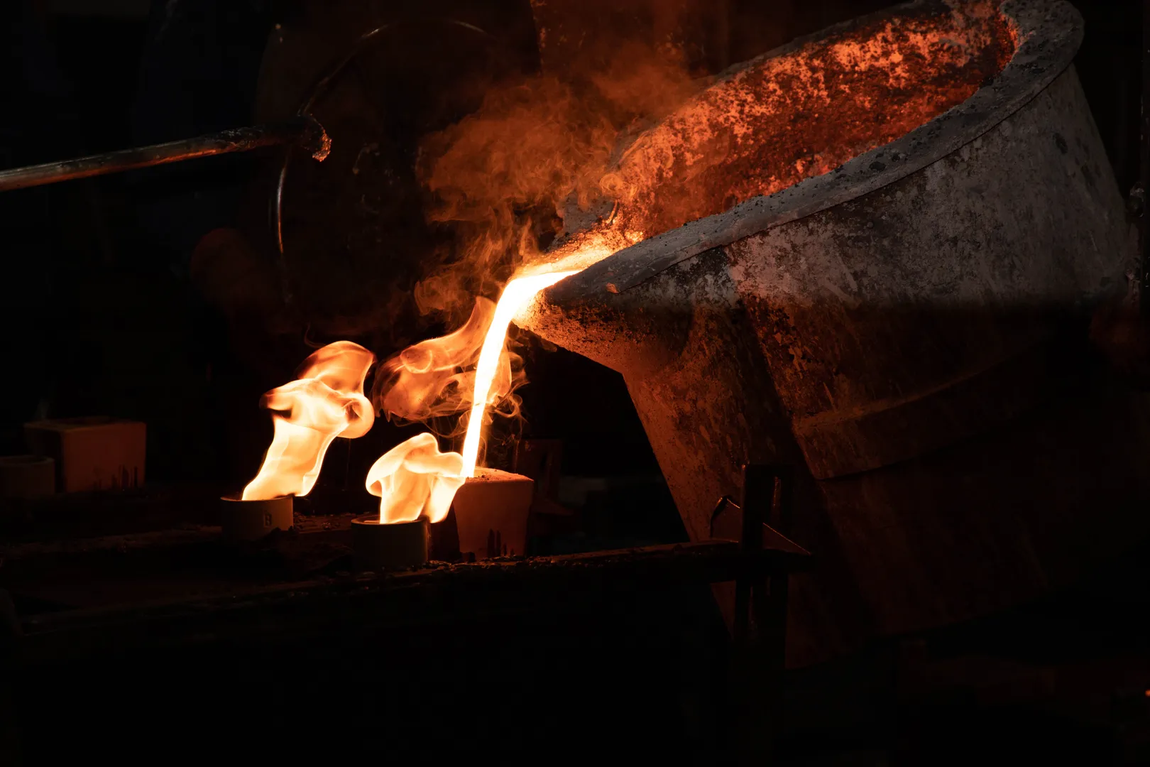 Fimex foundry — melting & pouring